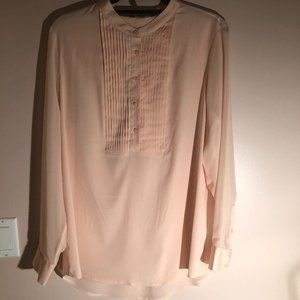 Banana Republic Light Pink Blouse - Size‎ L